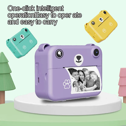 Digital Children’s Camera – 1080P HD Video Recorder, Instant Print Photos, Mini Thermal Printer, Educational Birthday Gift