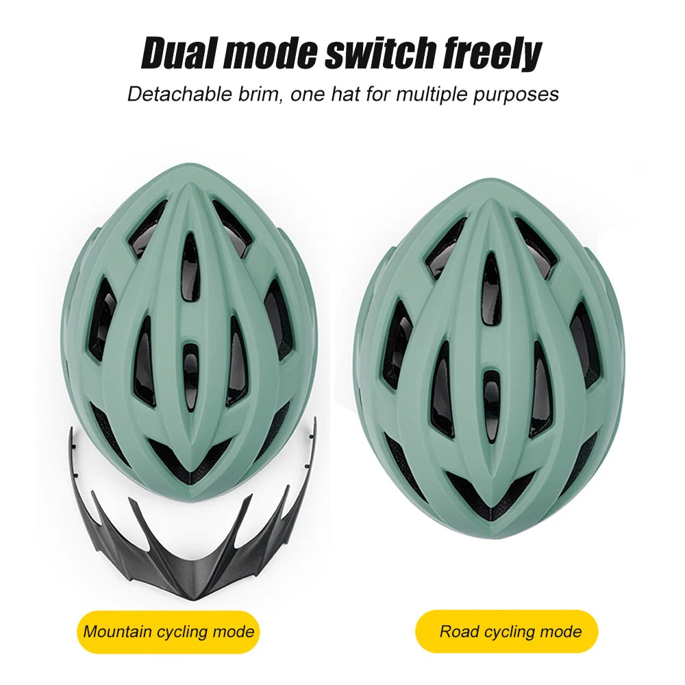 Bike Helmet for Adults - Lightweight with Adjustable Side & Chin Strap, Fits 58-62cm, Men & Women Cycling Accessories