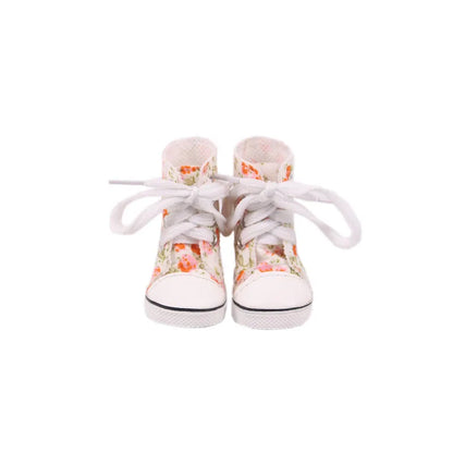 5CM Doll High-Top Boots – PU Shoes for 14.5" American & Paola Reina Dolls, 1/6 BJD Blythe & EXO Doll Accessories
