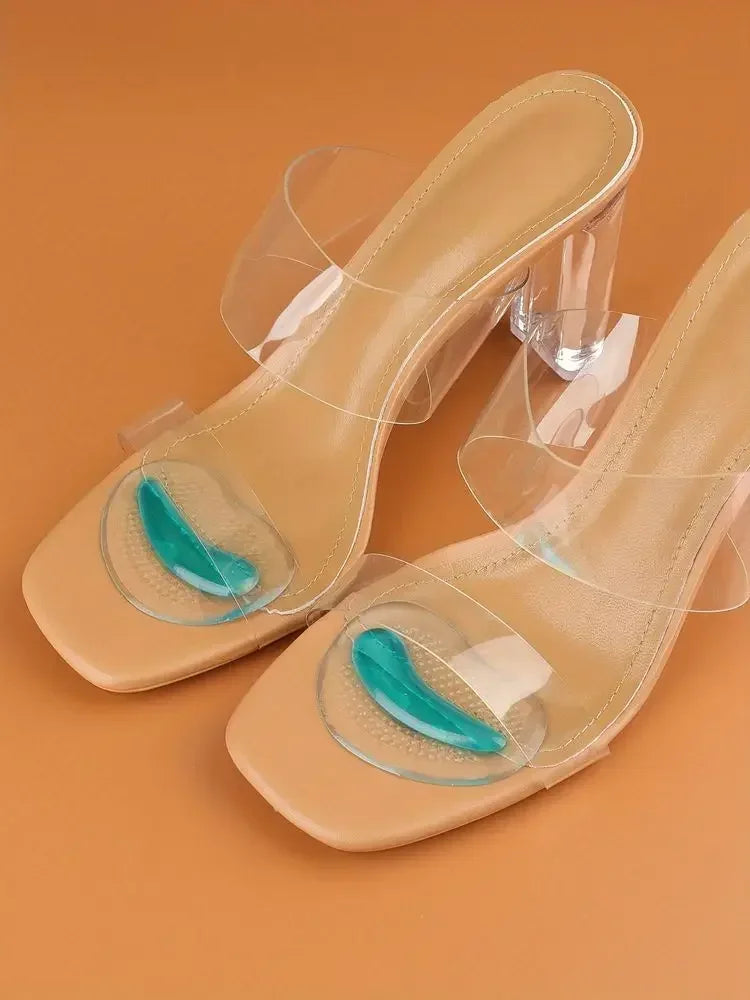 New Forefoot Pads for Sandals & High Heels – Silicone GEL Invisible Half-Size, Non-Slip Self-Adhesive Pads