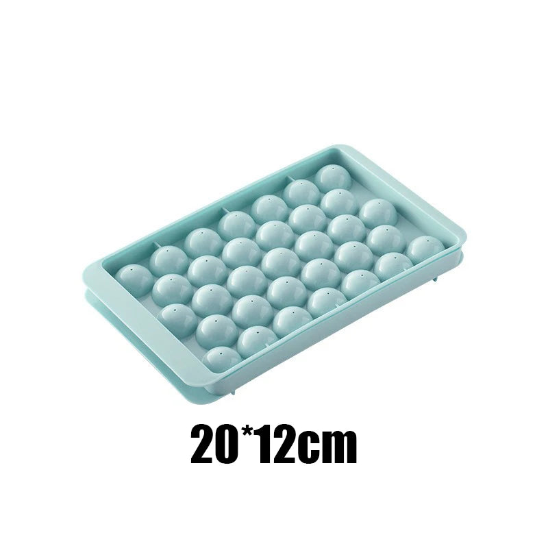 33-Cavity Ice Ball & Popsicle Mold — PP Tray for Whiskey, Ice Cubes, Lollipops, DIY Kitchen Accessories