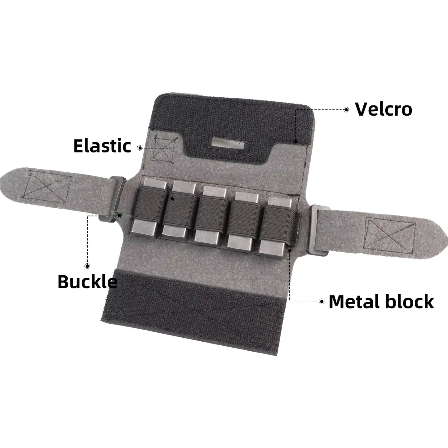 BOOIU Tactical Helmet Counterweight Bag – Balance Kit with 5 Counter Blocks for OPS FAST PJ MH Helmets