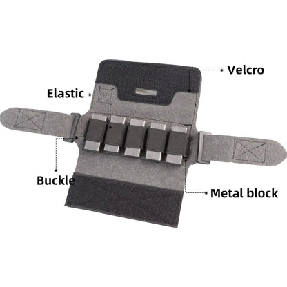 BOOIU Tactical Helmet Counterweight Bag – Balance Kit with 5 Counter Blocks for OPS FAST PJ MH Helmets