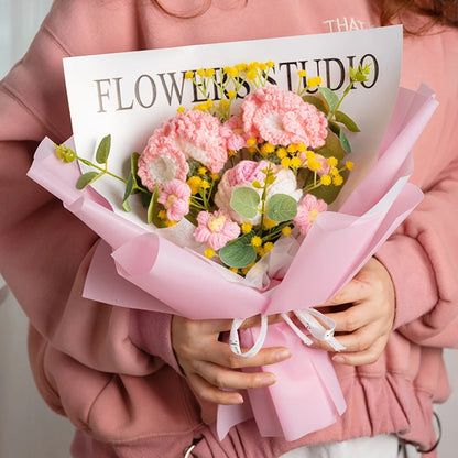 Graduation Bouquet 2025 – Crochet & Knitted Artificial Flowers for Wedding, Valentine’s & Special Occasion Gifts