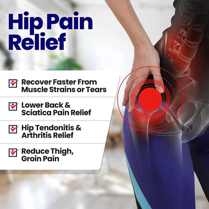 Professional Hip Brace – Thigh Compression Sleeve for Sciatica, Hamstring & Groin Pain Relief