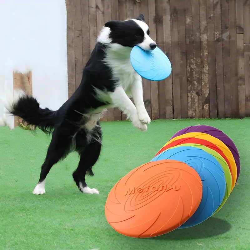 Silicone Flying Disc Toys for Dogs – Multifunctional Outdoor Puppy Training & Interactive Pet Game Supplies