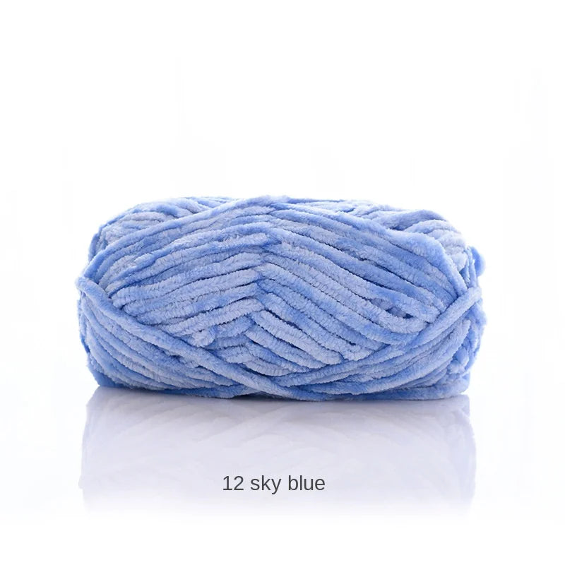 50g/Ball DIY Knitting Yarn – Soft Wool for Baby Scarf, Hat, Chunky Crochet Thread