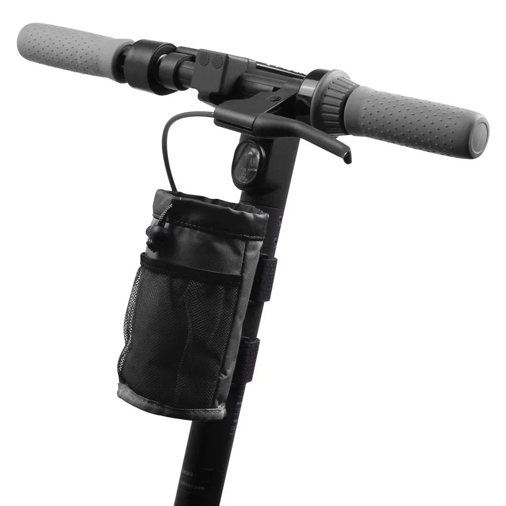 Electric Scooter Water Bottle Holder Bag - Handlebar Cup Carrier for Ninebot Max G30/G2 & Xiaomi M365/Mi Models