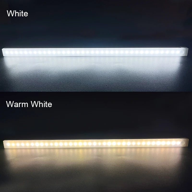 USB Rechargeable Motion Sensor Light: Versatile Night Light for Cabinets, Bedrooms, and Staircases - Ideal Wall or Wardrobe Lamp