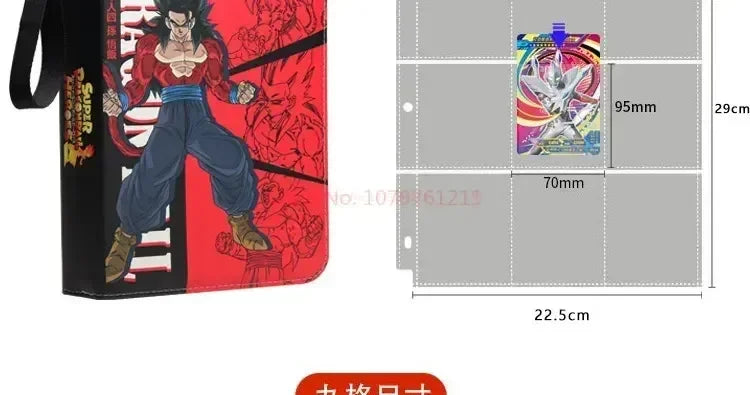 Anime Dragon Ball Card Album – 400/900pcs Storage Binder for Vegeta IV Game Cards, Kids Gift