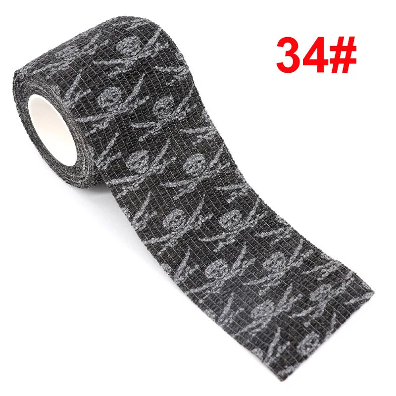 Animal Print Self Adhesive Elastic Bandage - 4.5m Sports Wrap Tape for Joints, Fingers & Pets