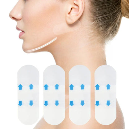 V-Lift Face Tape 10-30 Sheets - Invisible Breathable Makeup Adhesive for Facial Lifting & Chin Contouring
