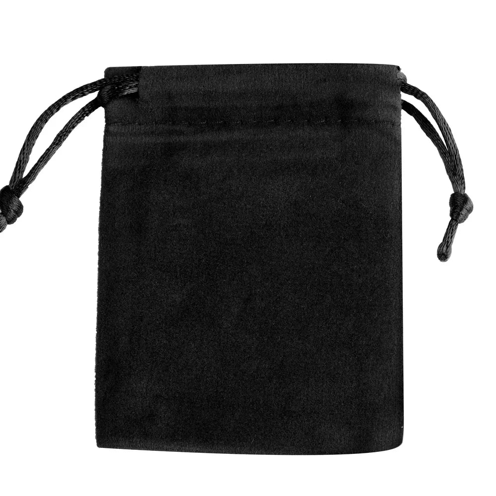 10pcs 5x7cm Mixed Color Velvet Gift Bags | Soft Velvet Drawstring Pouches for Christmas Jewelry Packaging