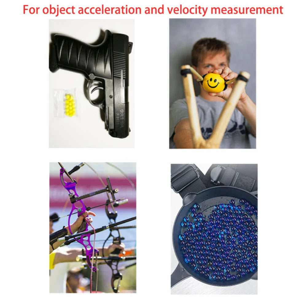 Speed Measuring Instrument – Shooting Chronograph for Ball Velocity, Energy Measurement, and Bullet Speed Testing