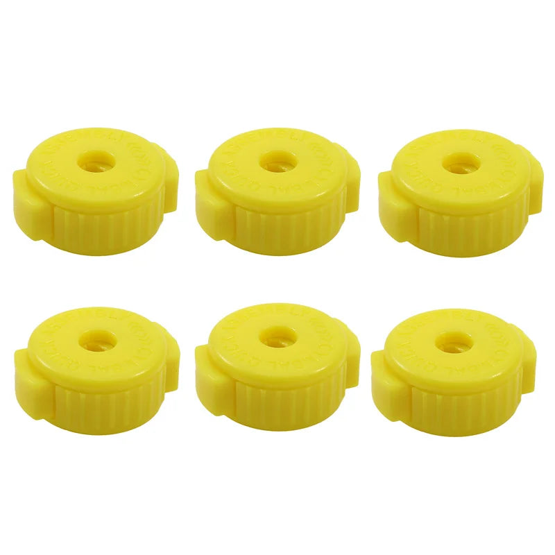 6-Pcs Drum Set Quick Release Caps – Cymbal Nut & Stand Screw Fixing Buckles for Drum Accessories