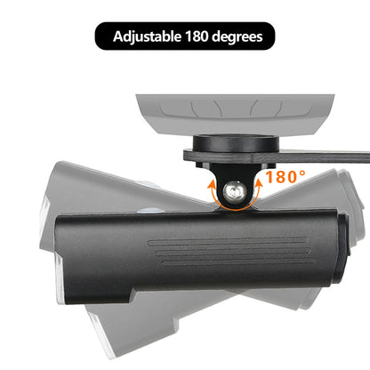 ENLEE Carbon Fiber Road Bike Handlebar Mount - Integrated Computer, Headlight and Camera Extension Bracket