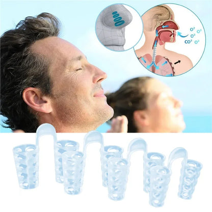 Anti-Snore Nose Clip – 1/2/4/8pcs Sleep Aid Apnea Breathe Device to Stop Snoring