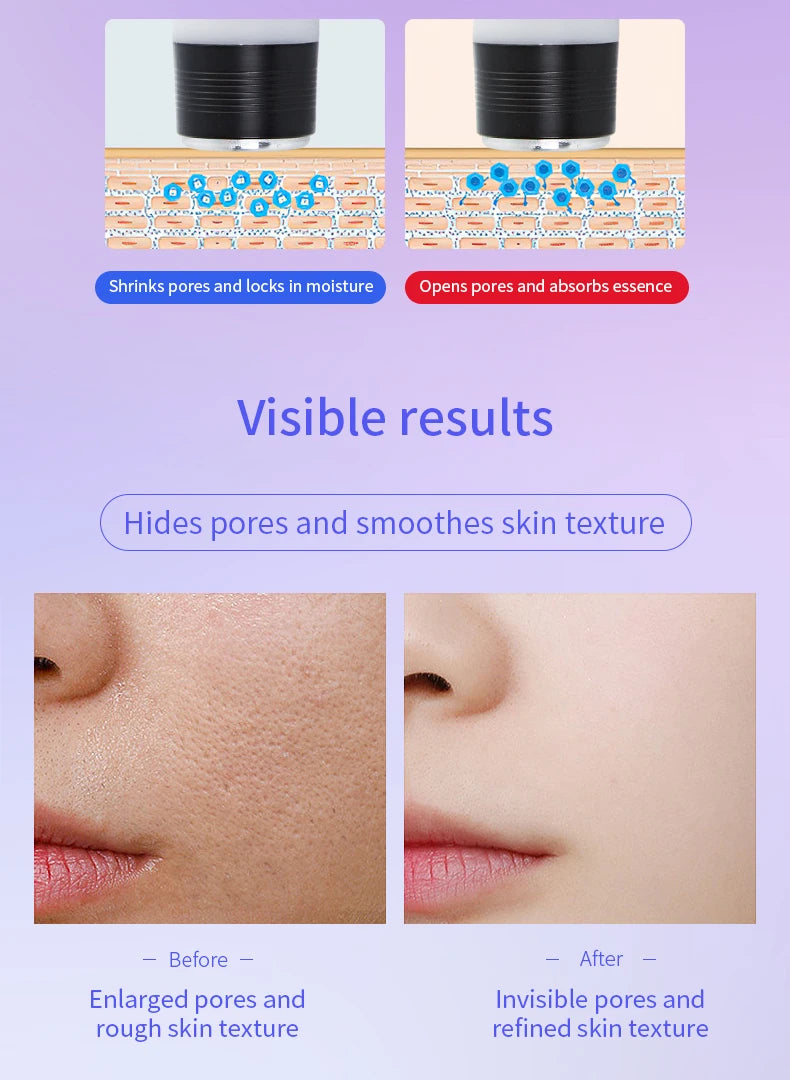 Hot Cold Electroporation No Needle Mesotherapy Machine – Anti-Aging RF Skin Cooling & Face Lifting Facial Equipment