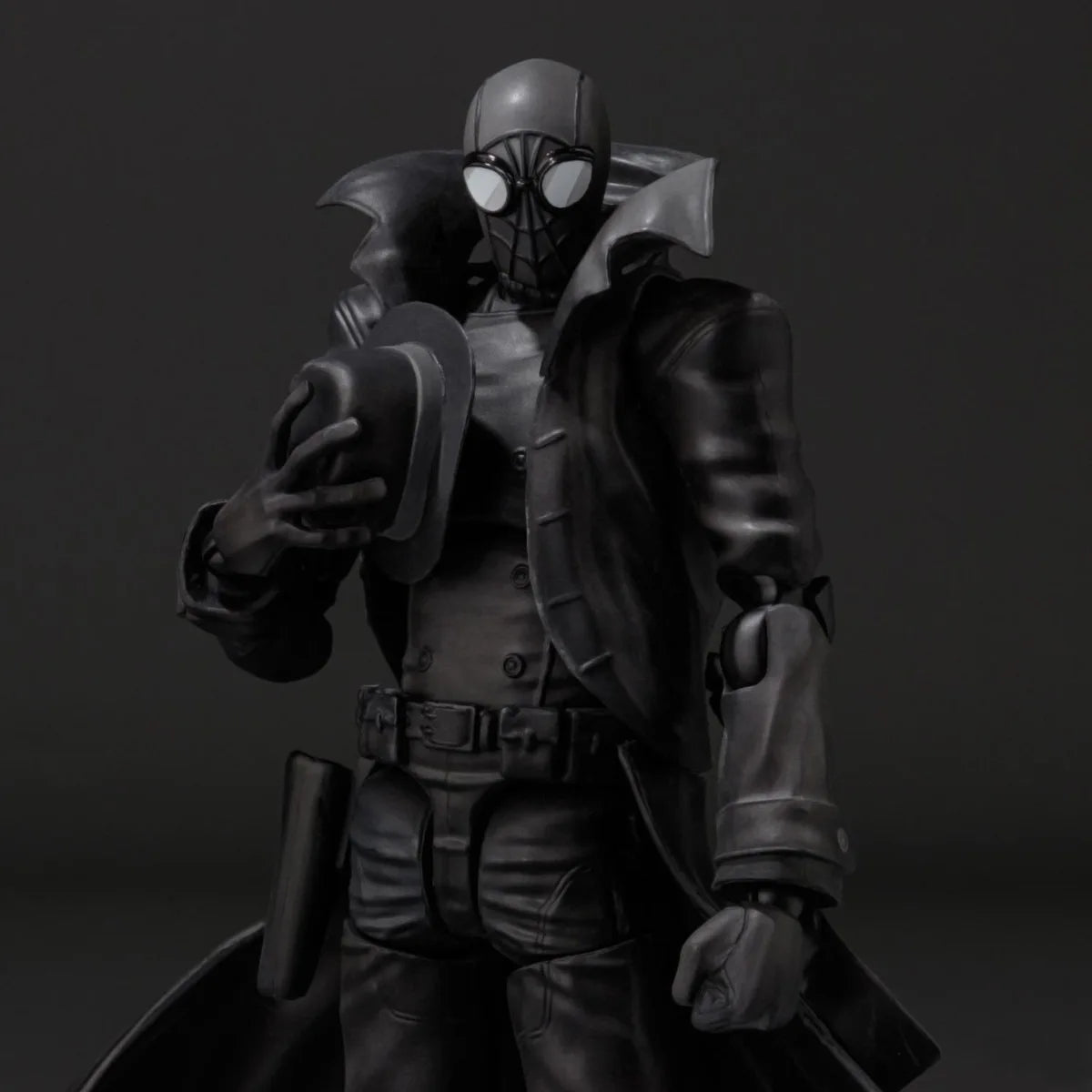 Spider-Man Noir Marvel Legends SHF Action Figure – Peter Parker Ultimate Black Spider-Man Earth-90214, Kids Gift Toy