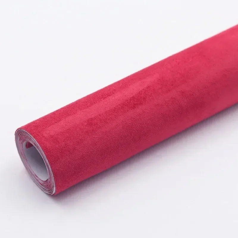 Self-Adhesive Suede Leather Fabric Roll - 50x300cm Velvet Cloth for Car Interior Modification, Door Panels, DIY Craft & Upholstery Projects