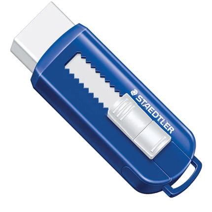 STAEDTLER 525 Telescopic Push Eraser — Professional Drawing Eraser for School & Office