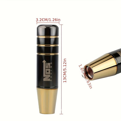 5.12-Inch Aluminum Alloy JDM-Style Shift Knob - Ergonomic Manual & Automatic Car Gear Shifter