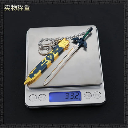 12CM Legend of Zelda Master Sword – Full Metal Craft Ornament with Sheath