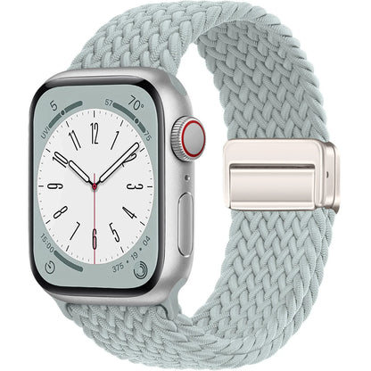 Braided Magnetic Strap for Apple Watch — Compatible with 38mm, 40mm, 41mm, 44mm, 45mm, 49mm Series SE, 7, 6, 8, 9, 10 & Ultra2