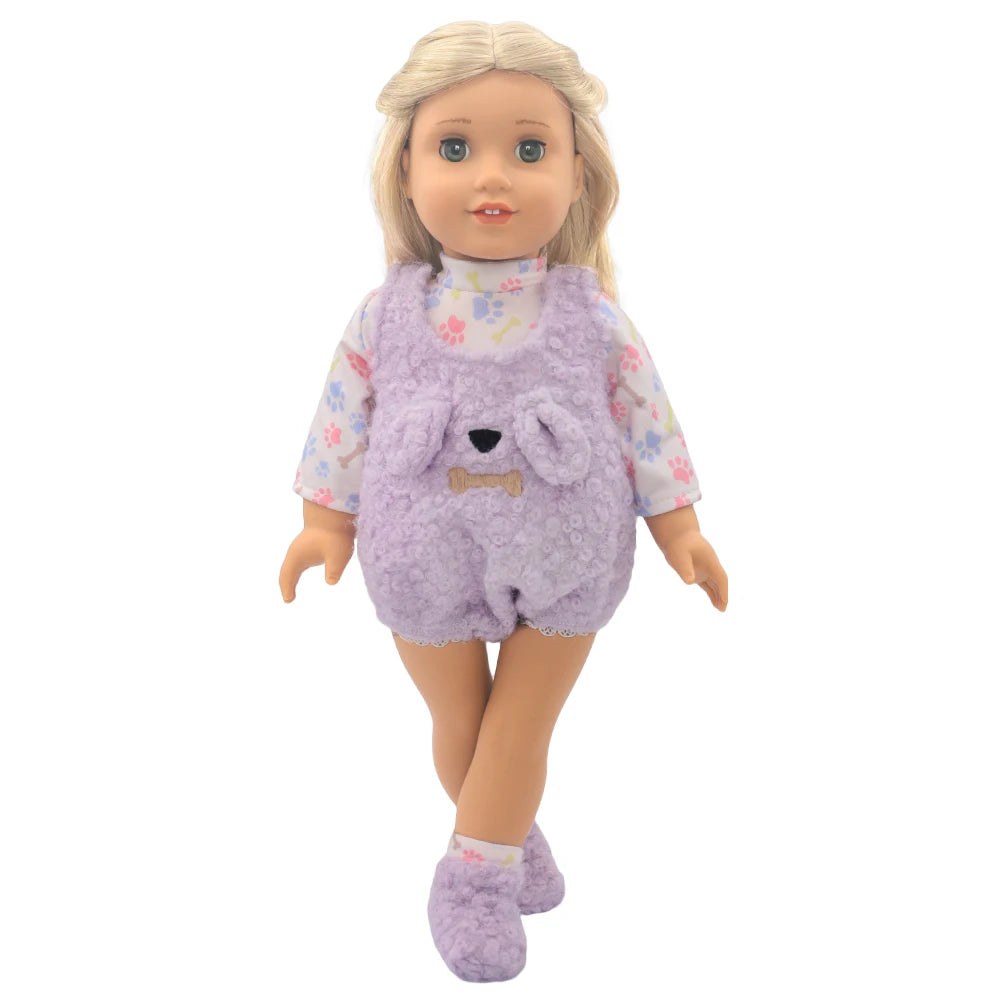 Baby Born Doll Clothes Set – Cute Jumpers, Rompers & Shoes for 13-18 Inch Newborn Dolls, Festival & Birthday Gift