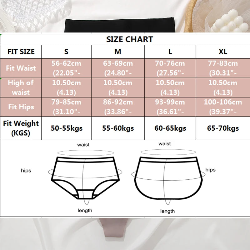 4PCS Seamless Ice Silk Panties Set for Women – Low Waist G-String, Soft Ultra-Thin Sexy Underwear Briefs