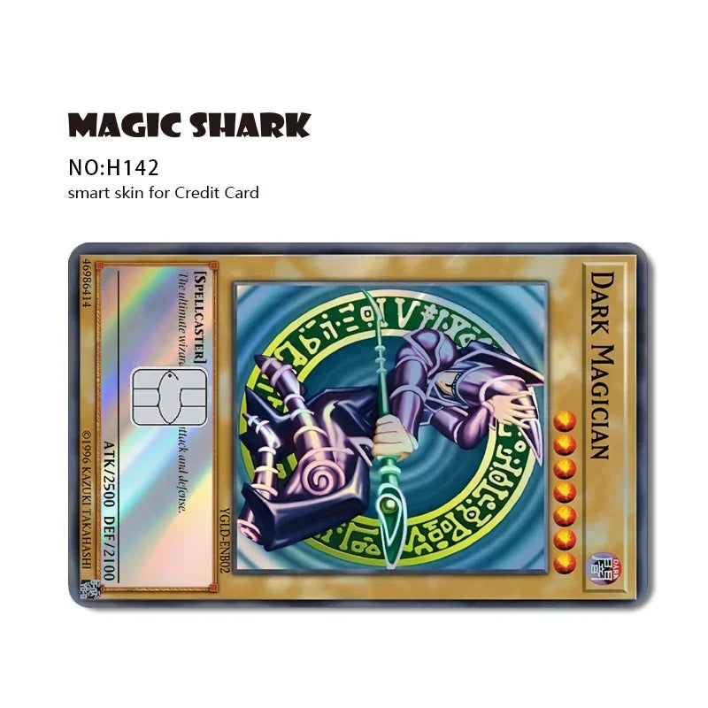 Magic Shark Evil FBI Holographic Laser Money & Card Sticker – Shiny Credit, Bank, Debit Film Cover