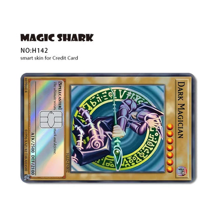 Magic Shark Evil FBI Holographic Laser Money & Card Sticker – Shiny Credit, Bank, Debit Film Cover