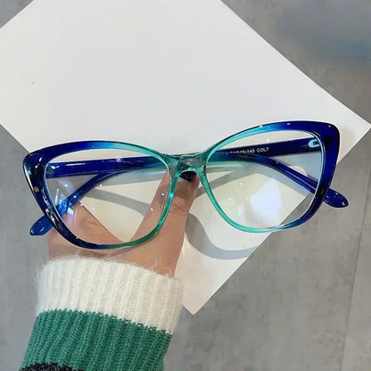 Cat Eye Reading Glasses for Women & Men – Ultra-Light Fashion Eyewear for Farsightedness, Diopter 0 to +4.0