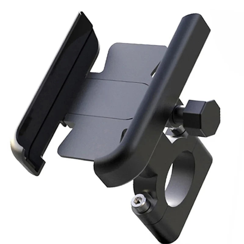 Aluminium Alloy Shockproof Mobile Phone Holder – Motorbike & Electric Car Navigation Mount for Riding & Delivery