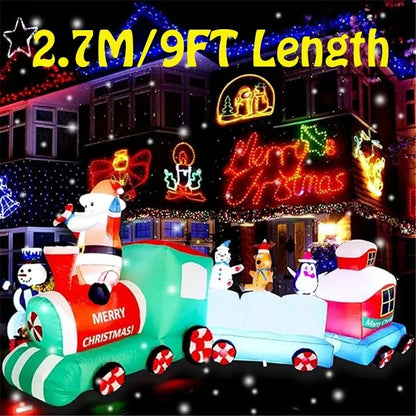 Christmas Inflatable Decoration – LED Light Toy Ornament for Xmas Party, New Year, Indoor and Outdoor Garden Decor