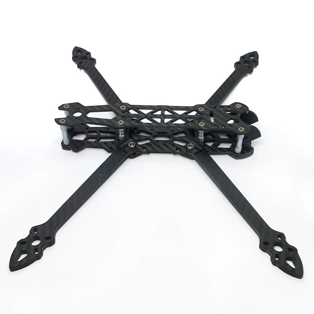 MARK4 7" Carbon Fiber FPV Drone Kit — B2807 Brushless Motors, F405 FC, 60A ESC, 7040 Props & 2.5W VTX Camera (DIY)