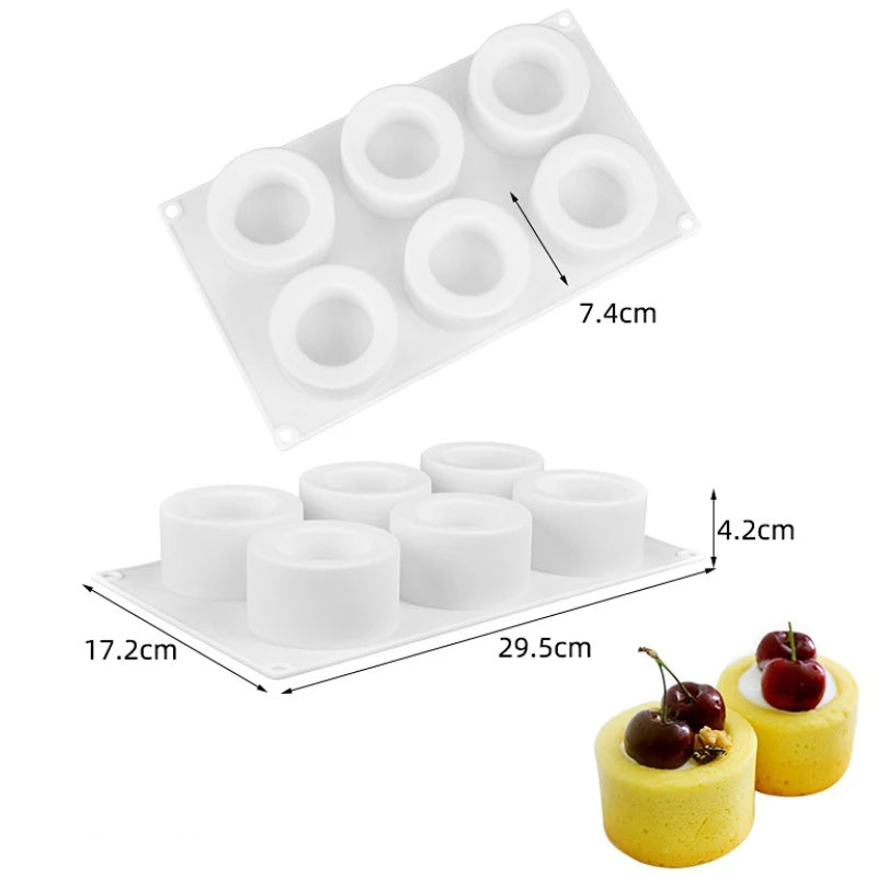 Fruit & Heart Silicone Cake Mold — Geometry Chocolate, Ice Cube, Biscuit & Jelly DIY Baking Set for Pudding & Birthday Gifts