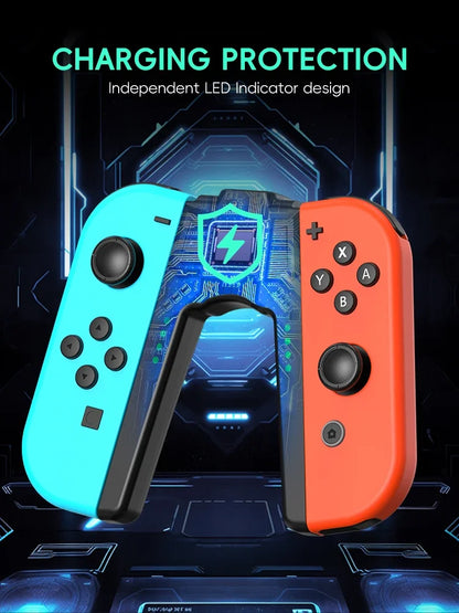 DATA FROG Switch Charging Grip – Joy-Con Charging Bracket Handle for Nintendo Switch, Switch Lite & OLED Accessories