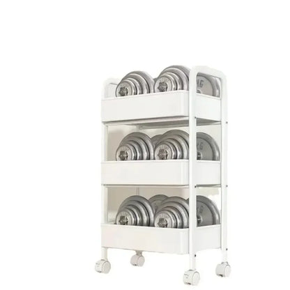 Multi-Layer Trolley Rack – Mobile Storage for Kitchen, Bedroom, Bathroom and Baby Snacks | Floor Organizer