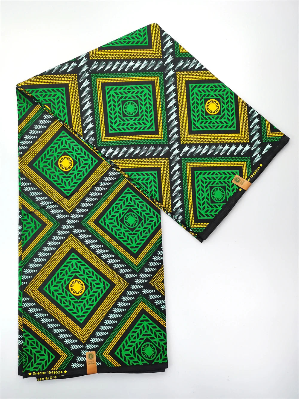 African Ankara Wax Print Fabric - 100% Cotton Nigerian Designer Pagne for Sewing & DIY Party Dresses