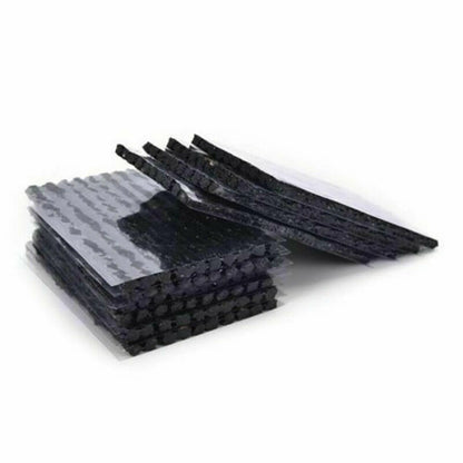 50Pcs 10cm Tubeless Tire Repair Rubber Strips - Emergency Puncture Plugs for Cars and Motorcycles, Seal Tape Repair Tool