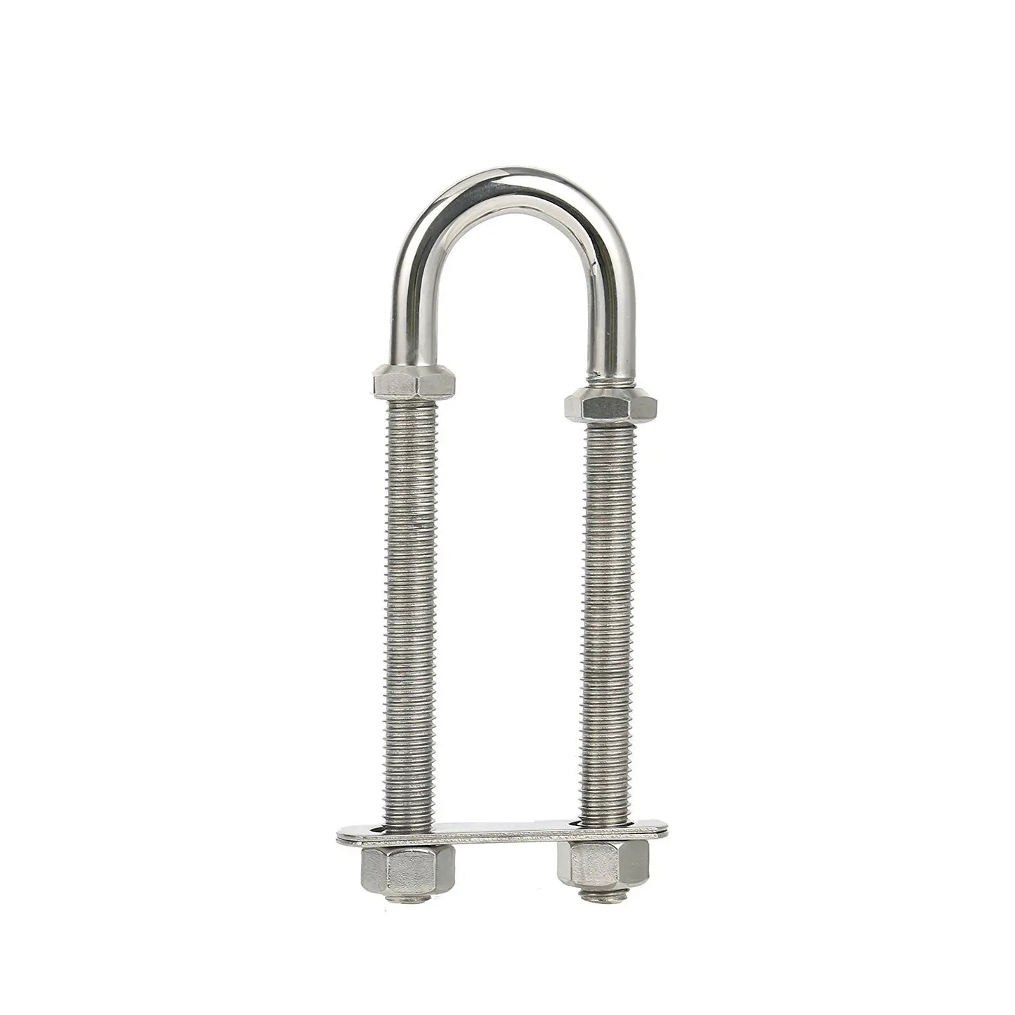 5" Stainless Steel Marine Boat U-Bolt – Stern & Bow Eye Tie Down Accessory