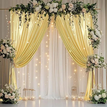5x10ft Laser Glitter Backdrop Curtain – Wedding, Birthday & Christmas Photography Background Decor (1 Panel)