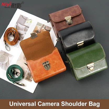 Small Camera Crossbody Bag – Universal Storage Pouch for Sony ZV-1, ZV-1F, ZV1 Mark II, Canon G7X, RX100, Shoulder Camera Cover