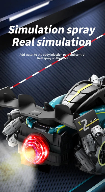 RC Drift Stunt Car - Gesture-Controlled Remote Control Toy with Spray Effects for Kids, Boys & Gift Giving