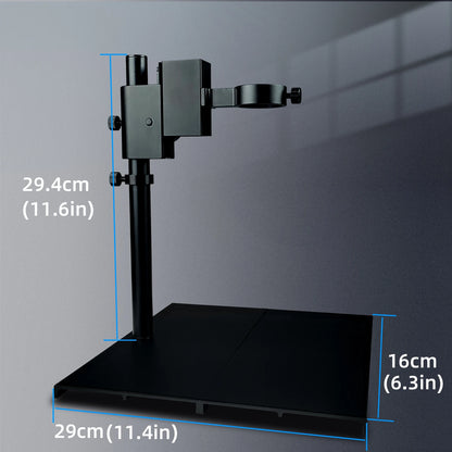 1080P 48MP 4K Digital Microscope – HDMI/USB/VGA Camera with 150X C-Mount & Articulated Arm for Repair