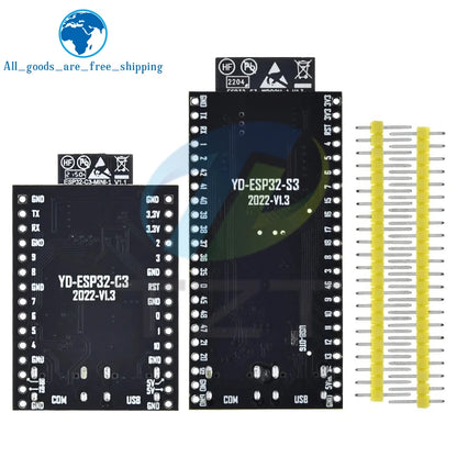 TZT ESP32 Development Board - Dual Type-C ESP32-S3 ESP32-C3 Module for Arduino & IoT Projects