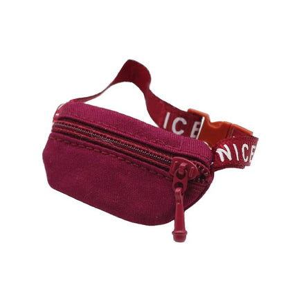 Fashion Handmade Labubu Doll Belt Bag – DIY Backpack for 1/6, 1/8, 1/11, 1/12 OB11 & BJD Doll Accessories