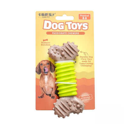 Durable Dog Chew Toy - Bite-Resistant Bone-Shaped Interactive Toy for Small, Medium & Large Dogs