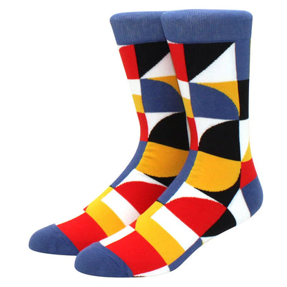Men’s & Women’s Funny Beer Rainbow Socks – Skateboard Striped Pig Hip Hop Colorful Mid-Rise Casual Crew Cotton Socks, Unisex Fashion Novelty Socks